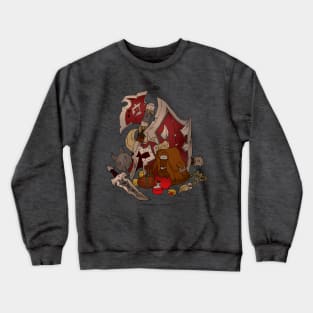 Equipment of a horde warrior Crewneck Sweatshirt